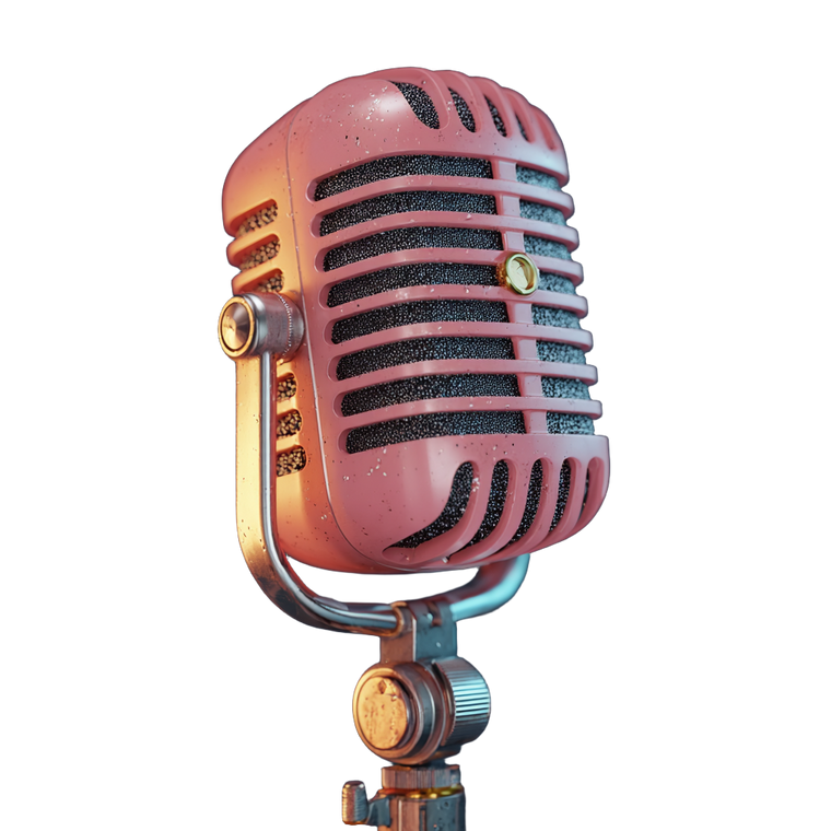 Microphone Animation Vinyl Car Decal Sticker – Waterproof & UV-Resistant 3.4133333333333336"