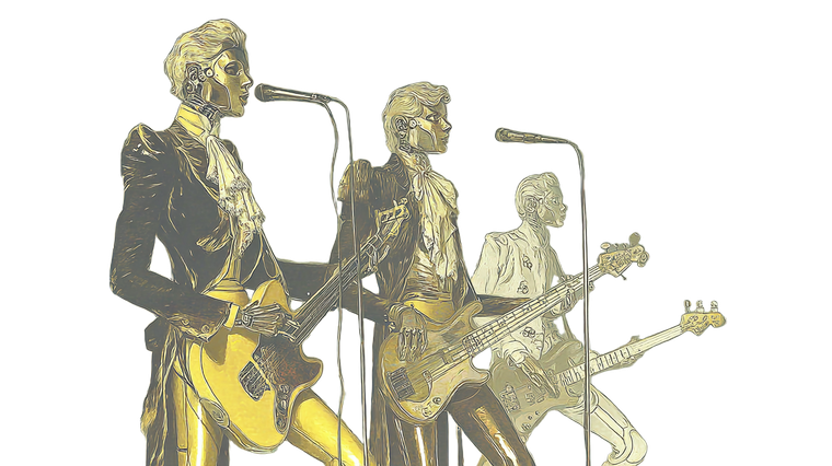 Ai Rock Band Vinyl Car Decal Sticker – Waterproof & UV-Resistant 2.72"