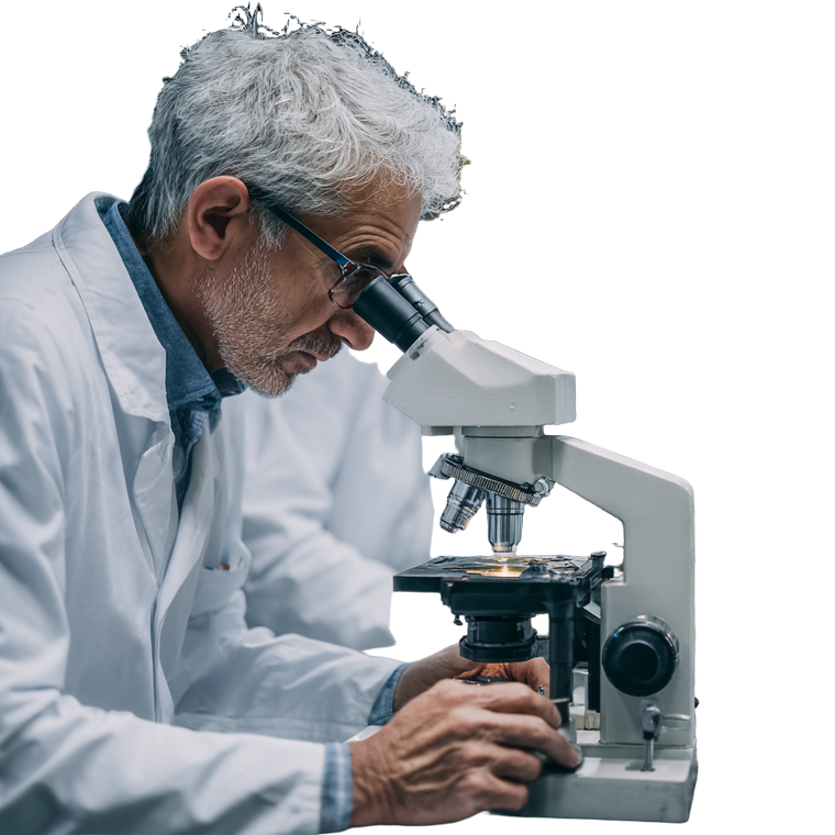 Scientists With Microscopes Vinyl Car Decal Sticker – Waterproof & UV-Resistant 6.826666666666667"