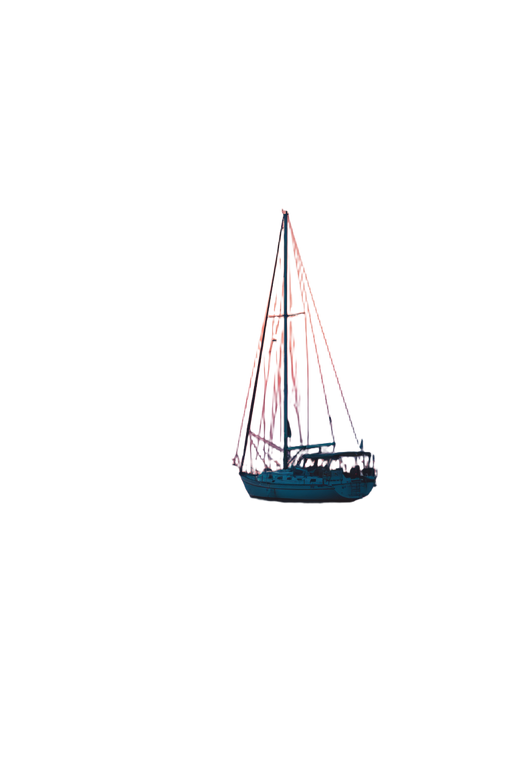 Sailboat At Sunset V2 Vinyl Car Decal Sticker – Waterproof & UV-Resistant 4.4