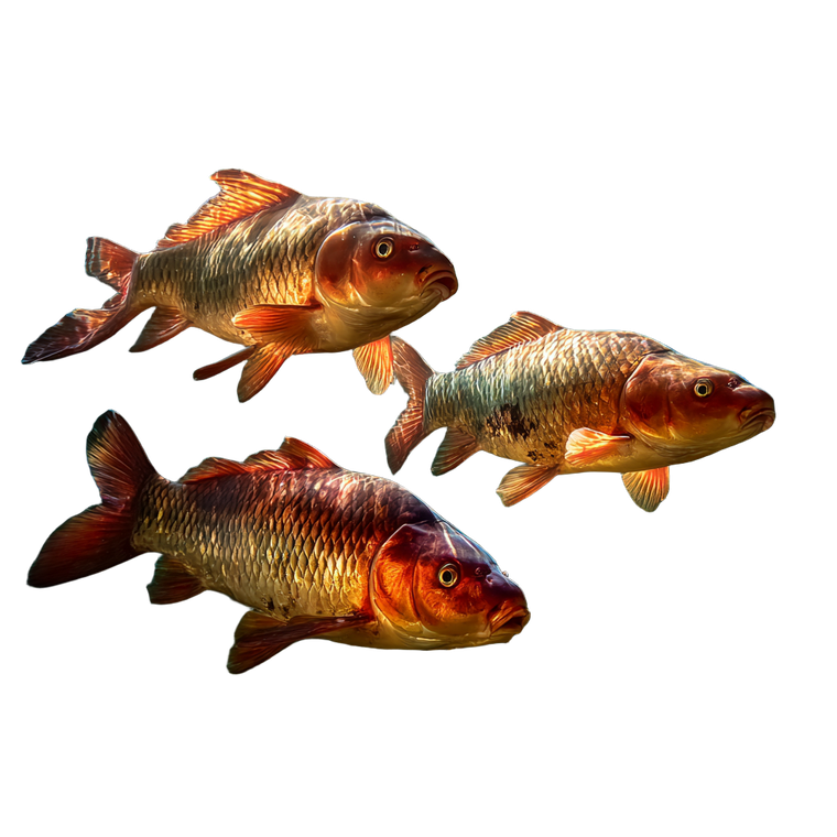 Underwater Carp Swimming Vinyl Car Decal Sticker – Waterproof & UV-Resistant 6.826666666666667"