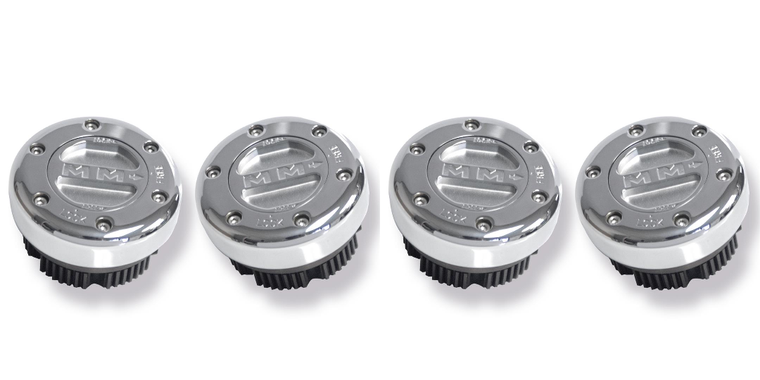 2x Supreme Stainless Locking Hubs | Dana 50/60 | Extreme Off-Roader | Set of 2