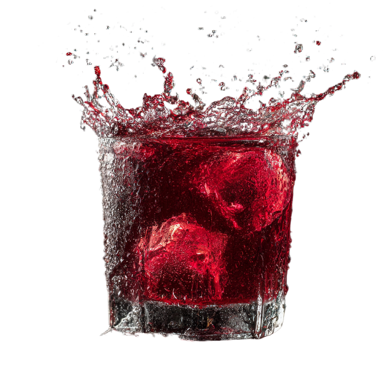 Splashing Red Juice Vinyl Car Decal Sticker – Waterproof & UV-Resistant 3.4133333333333336"