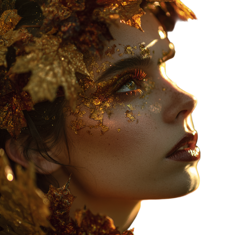 Maple Sorceress Portrait Vinyl Car Decal Sticker – Waterproof & UV-Resistant 3.4133333333333336"
