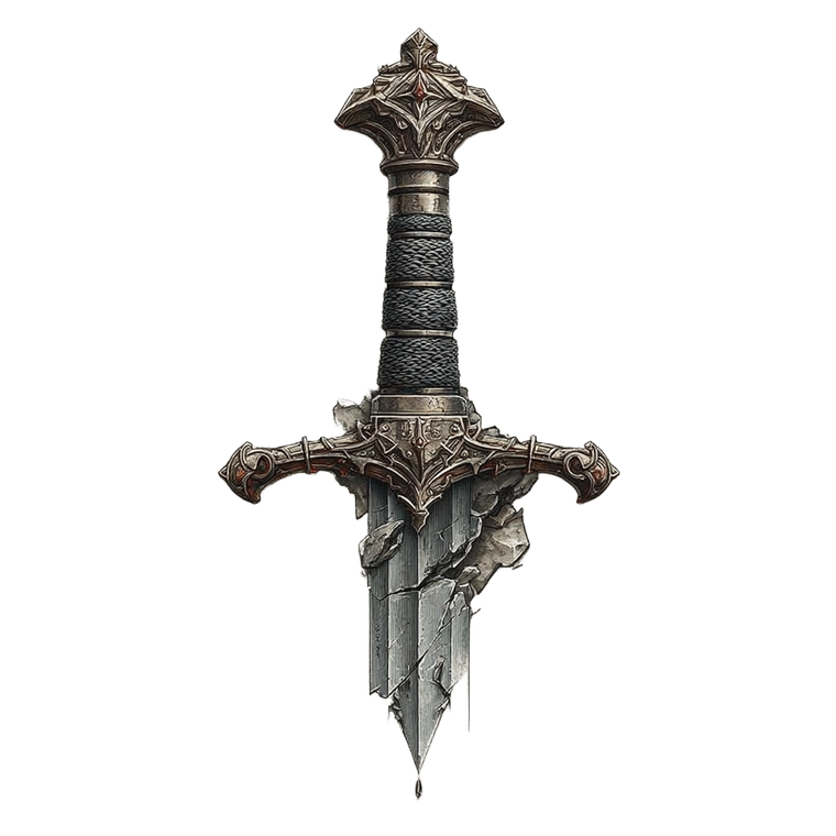 Thorfinn'S Dagger Vinyl Car Decal Sticker – Waterproof & UV-Resistant 3.4133333333333336"