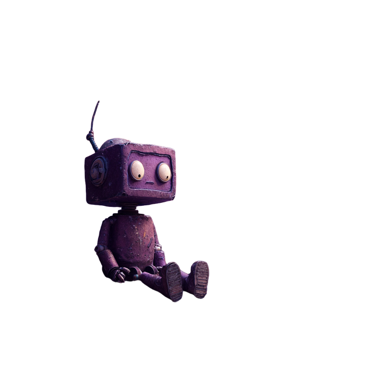 Sad Robot Boy Vinyl Car Decal Sticker – Waterproof & UV-Resistant 3.4133333333333336"