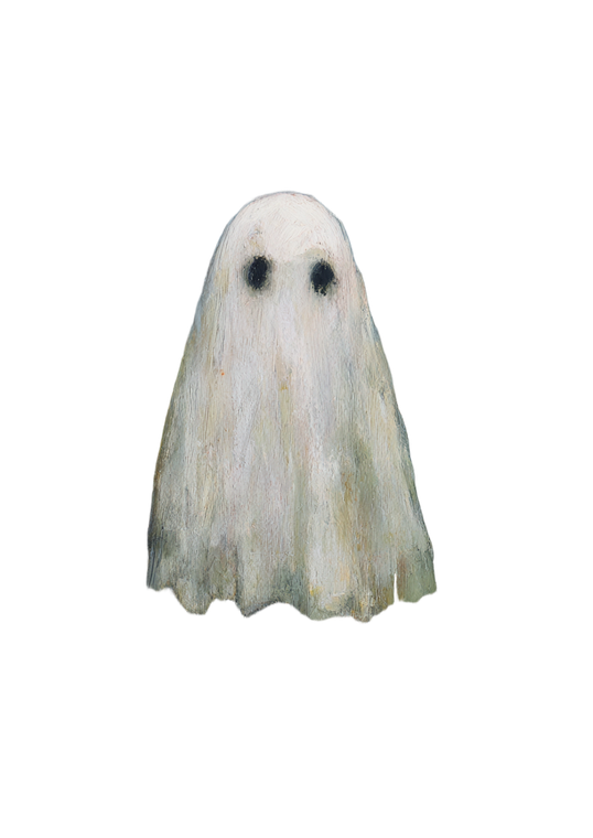 Cute Ghost Painting V20 Vinyl Car Decal Sticker – Waterproof & UV-Resistant 4.373333333333333"