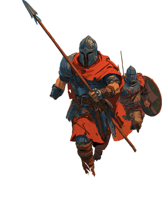 Fantasy Soldier Charge Vinyl Car Decal Sticker – Waterproof & UV-Resistant 8.213333333333333"