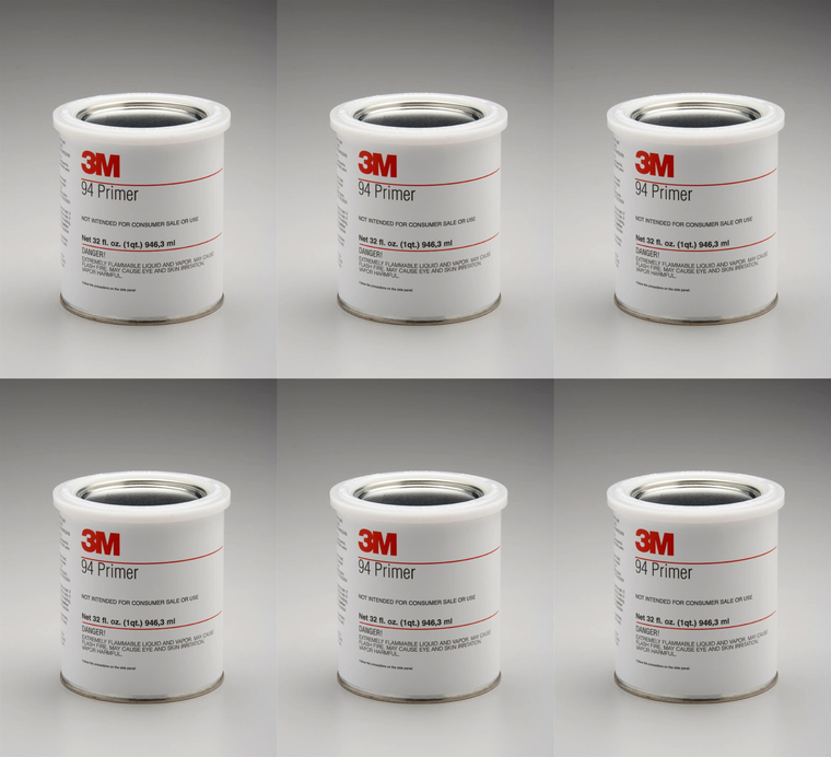 6x 3M Tape Adhesion Promoter | Promotes Adhesion in Automotive Detailing | For Difficult to Stick Substrates