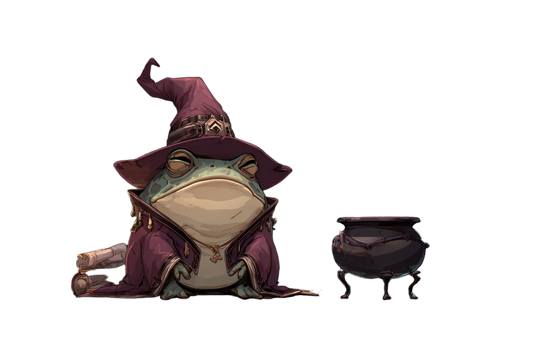 Grumpy Wizard Frog Vinyl Car Decal Sticker – Waterproof & UV-Resistant 2.986666666666667"