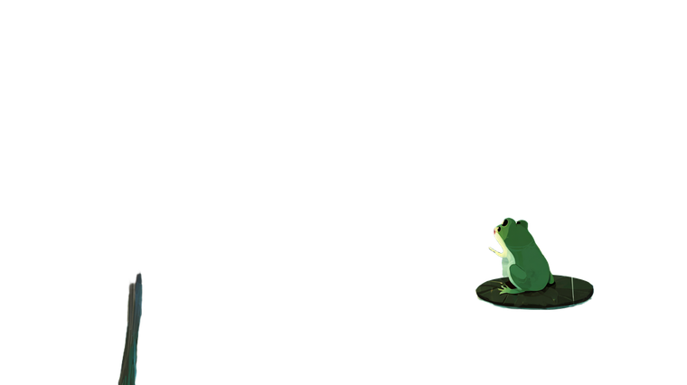 Frog On Lily Pad Vinyl Car Decal Sticker – Waterproof & UV-Resistant 2.72"