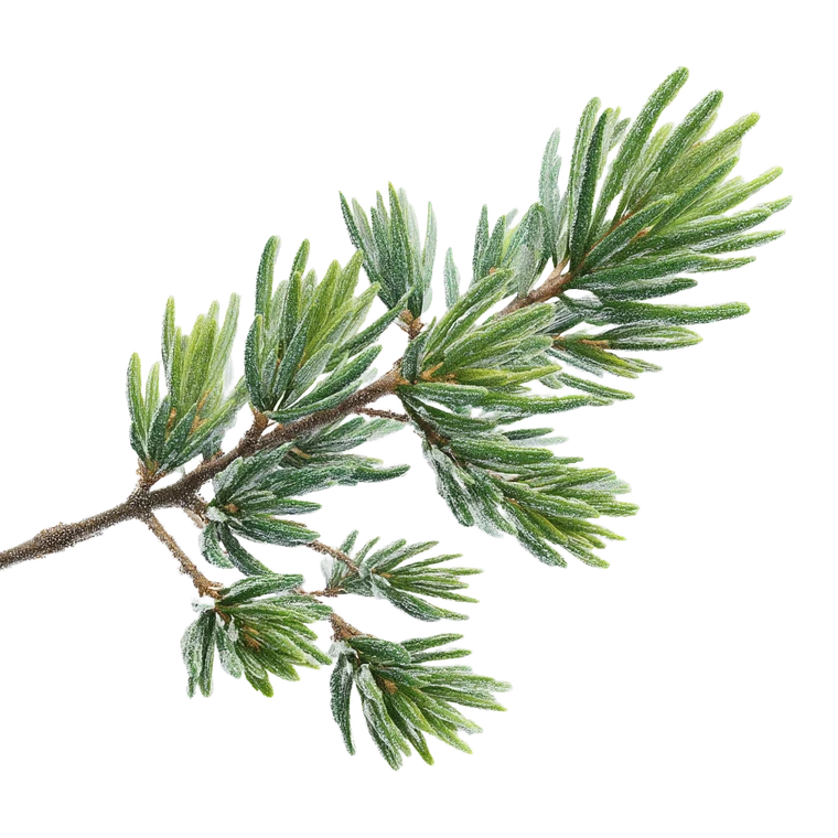 Conifer Branch Realism Vinyl Car Decal Sticker – Waterproof & UV-Resistant 3.4133333333333336"