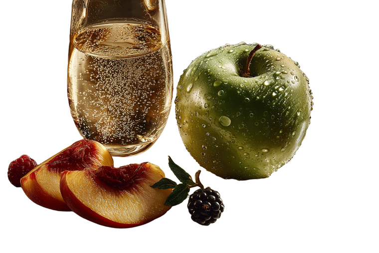Fruit And Champagne Still Vinyl Car Decal Sticker – Waterproof & UV-Resistant 2.986666666666667"