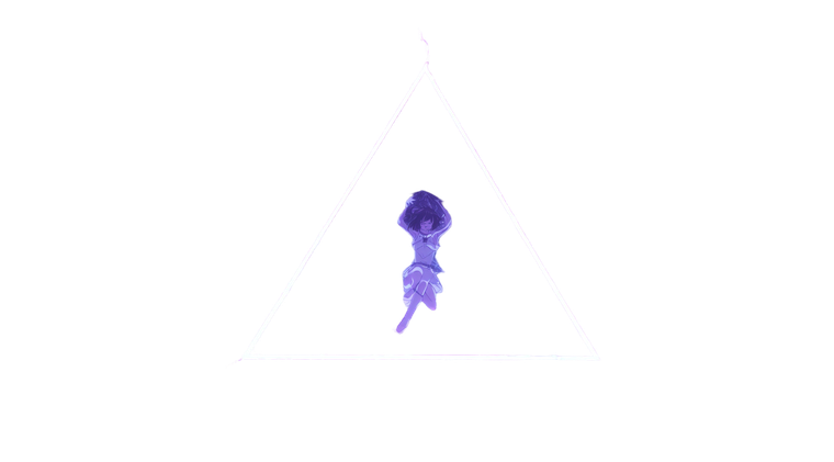 Shattered Glass Triangle Vinyl Car Decal Sticker – Waterproof & UV-Resistant 2.72"