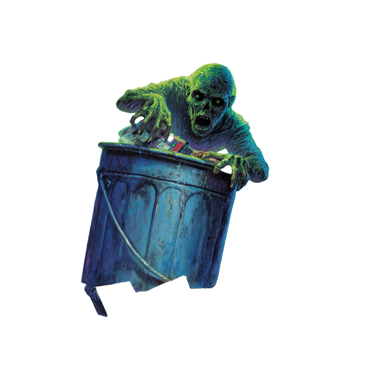 Zombie Trash Horror V2 Vinyl Car Decal Sticker – Waterproof & UV-Resistant 6.826666666666667"