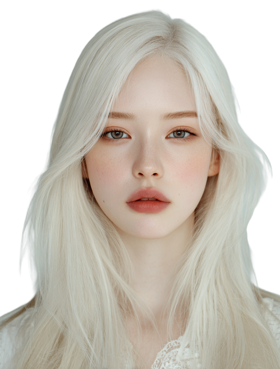 Korean Model Portrait V46 Vinyl Car Decal Sticker – Waterproof & UV-Resistant 4.213333333333333"