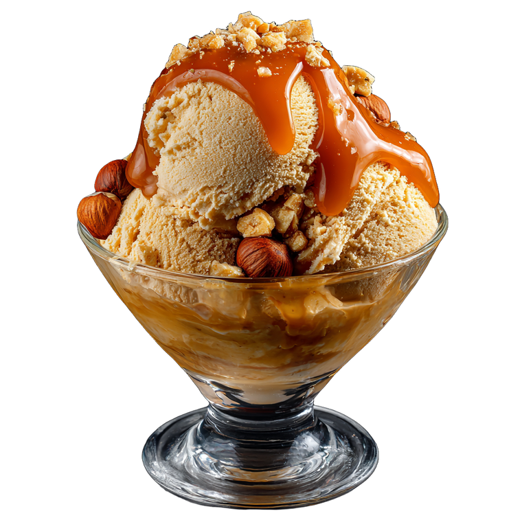 Caramel Ice Cream Vinyl Car Decal Sticker – Waterproof & UV-Resistant 6.826666666666667"