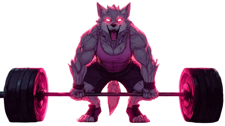 Muscular Fox Deadlift Vinyl Car Decal Sticker – Waterproof & UV-Resistant 2.72"