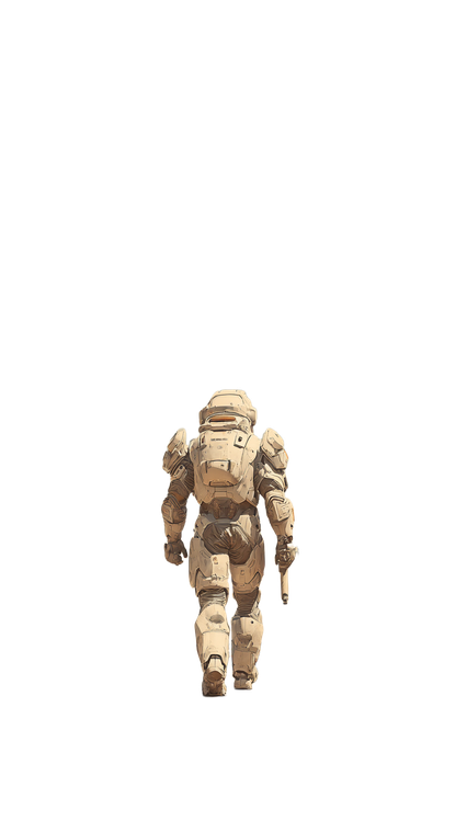 Futuristic Soldier V32 Vinyl Car Decal Sticker – Waterproof & UV-Resistant 9.706666666666667"