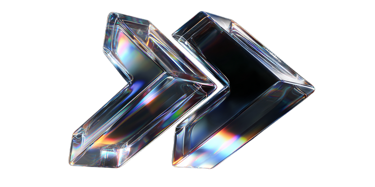 Glass Double Arrow Vinyl Car Decal Sticker – Waterproof & UV-Resistant 2.56"
