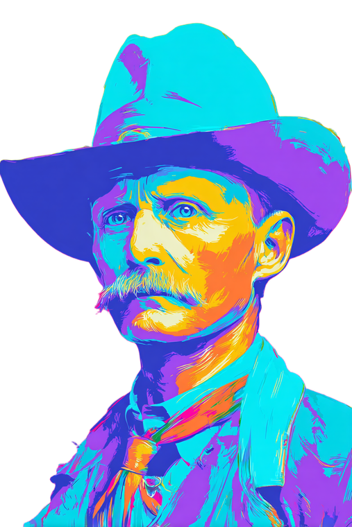 Afrikaner Pop Art Vinyl Car Decal Sticker – Waterproof & UV-Resistant 8.96"
