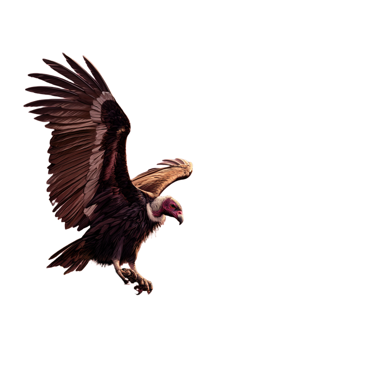 Vulture Grooming Feathers Vinyl Car Decal Sticker – Waterproof & UV-Resistant 3.4133333333333336"