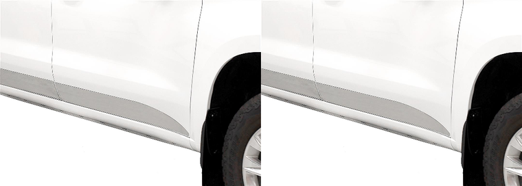 2x Ultimate Protection & Style | Putco Rocker Panel Molding | Fits 2019-2022 Sierra 1500, Silverado 1500 | Polished Stainless Steel