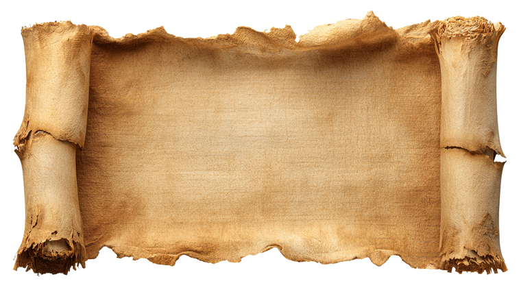 Ancient Parchment Scroll Vinyl Car Decal Sticker – Waterproof & UV-Resistant 5.4