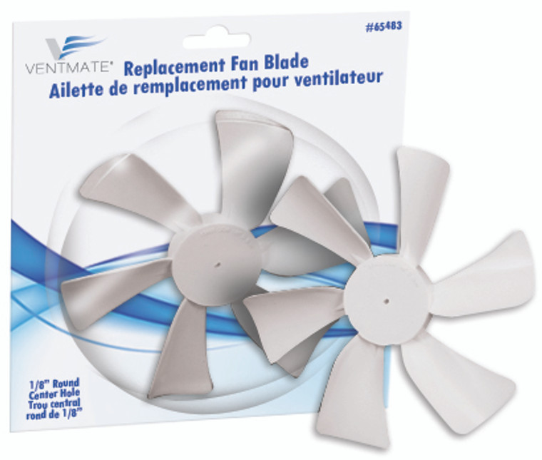 Enhance RV airflow with Ventmate 6-Inch Exhaust Fan Blade | For Ventline Roof Vents/Range Hoods