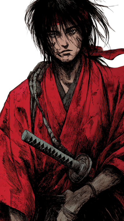 Kenshin Portrait Vinyl Car Decal Sticker – Waterproof & UV-Resistant 4.8533333333333335"