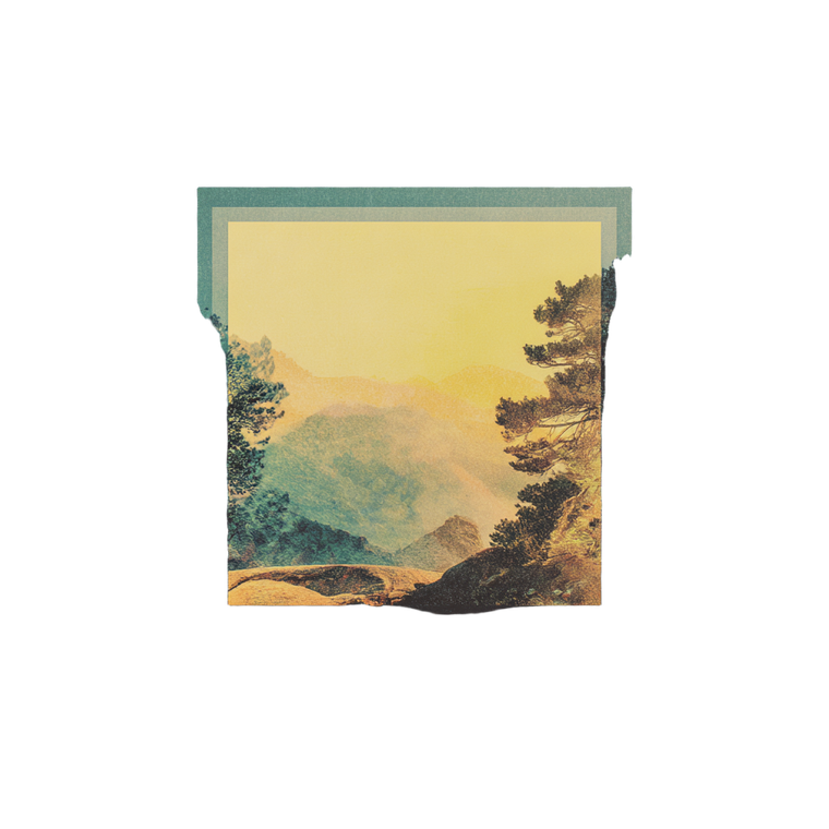 Surreal Square Frame Vinyl Car Decal Sticker – Waterproof & UV-Resistant 6.826666666666667"