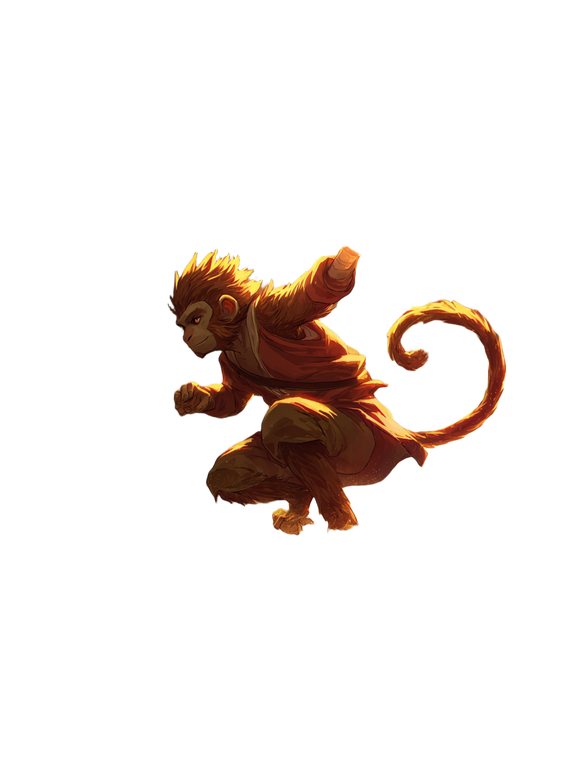 Fireball Monkey Vinyl Car Decal Sticker – Waterproof & UV-Resistant 8.213333333333333"