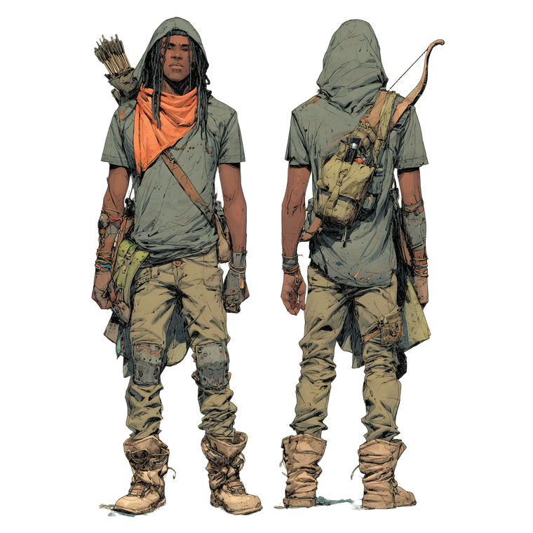 Post-Apocalyptic Robin Hood Vinyl Car Decal Sticker – Waterproof & UV-Resistant 3.4133333333333336"