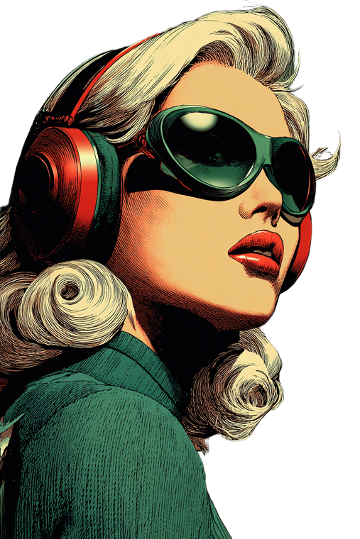 Atompunk Princess V18 Vinyl Car Decal Sticker – Waterproof & UV-Resistant 8.96"