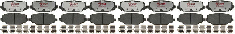 4x Enhanced Hybrid Brake Pads | Quiet Operation | Superior Stopping Power