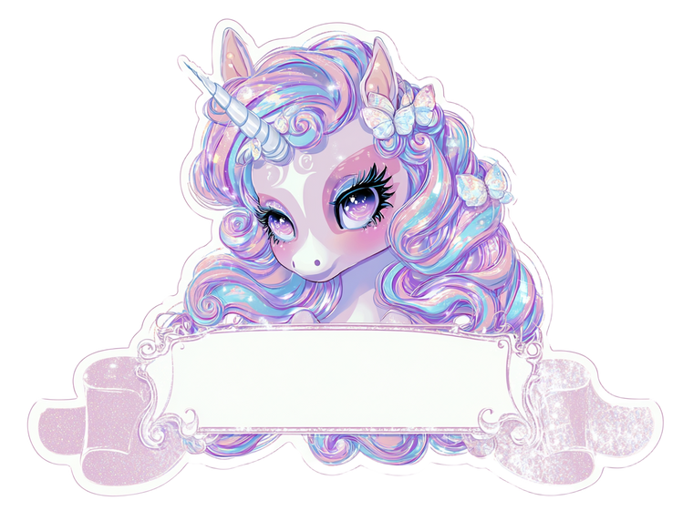 Y2K Unicorn Sticker Vinyl Car Decal Sticker – Waterproof & UV-Resistant 6.1866666666666665"