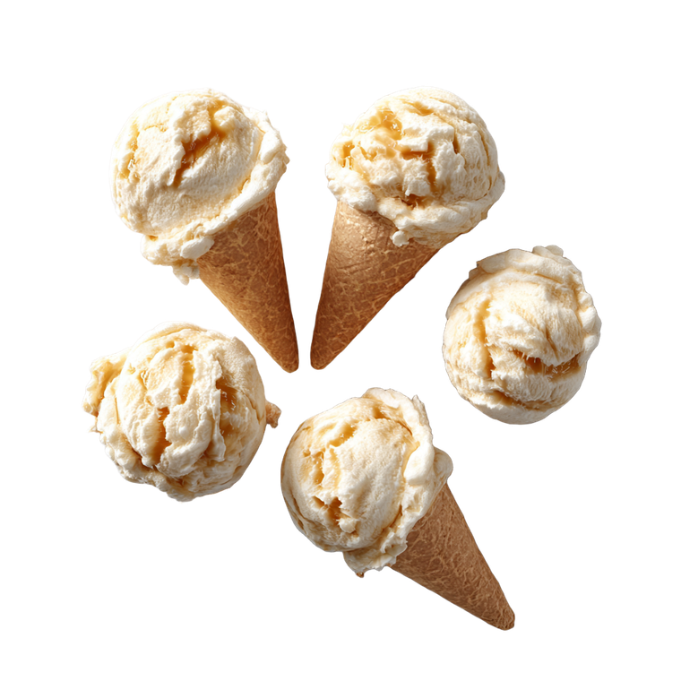 Vanilla Caramel Scoops Vinyl Car Decal Sticker – Waterproof & UV-Resistant 6.826666666666667"