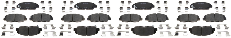 4x Raybestos Ceramic Brake Pads | 1996-2014 Honda: Accord,Civic,Insight | R-Line, OE Replacement