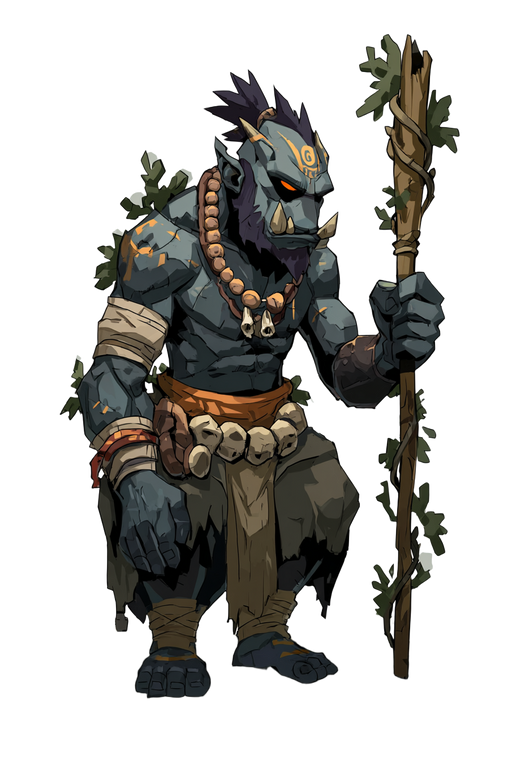 Orc Shaman Ritual Vinyl Car Decal Sticker – Waterproof & UV-Resistant 4.4