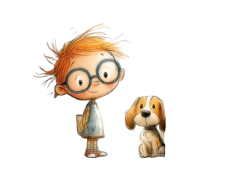 Girl With Beagle V2 Vinyl Car Decal Sticker – Waterproof & UV-Resistant 6.1866666666666665"