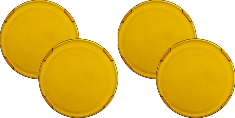 2x Enhance Style & Protect Your Rigid 360-Series | 6 Inch Round Amber Covers| Durable Set of 2