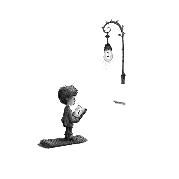 Child With Glowing Book V3 Vinyl Car Decal Sticker – Waterproof & UV-Resistant 3.4133333333333336"