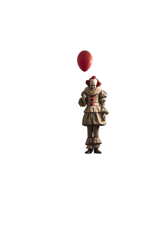 Pennywise With Balloon V5 Vinyl Car Decal Sticker – Waterproof & UV-Resistant 4.4