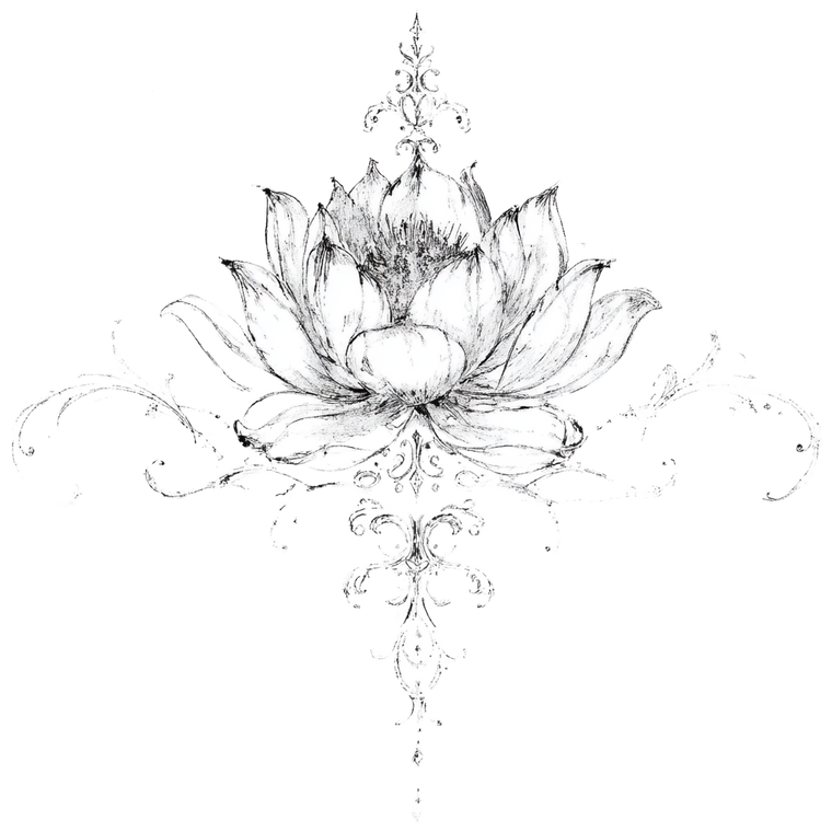 Lotus Flower V14 Vinyl Car Decal Sticker – Waterproof & UV-Resistant 6.826666666666667"