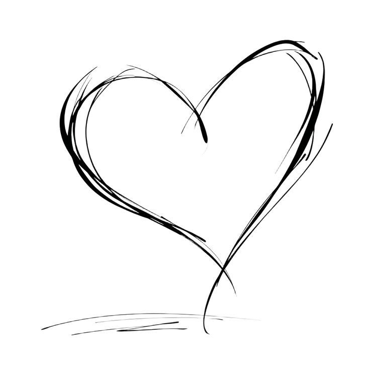 Minimalist Heart Symbol Vinyl Car Decal Sticker – Waterproof & UV-Resistant 3.4133333333333336"