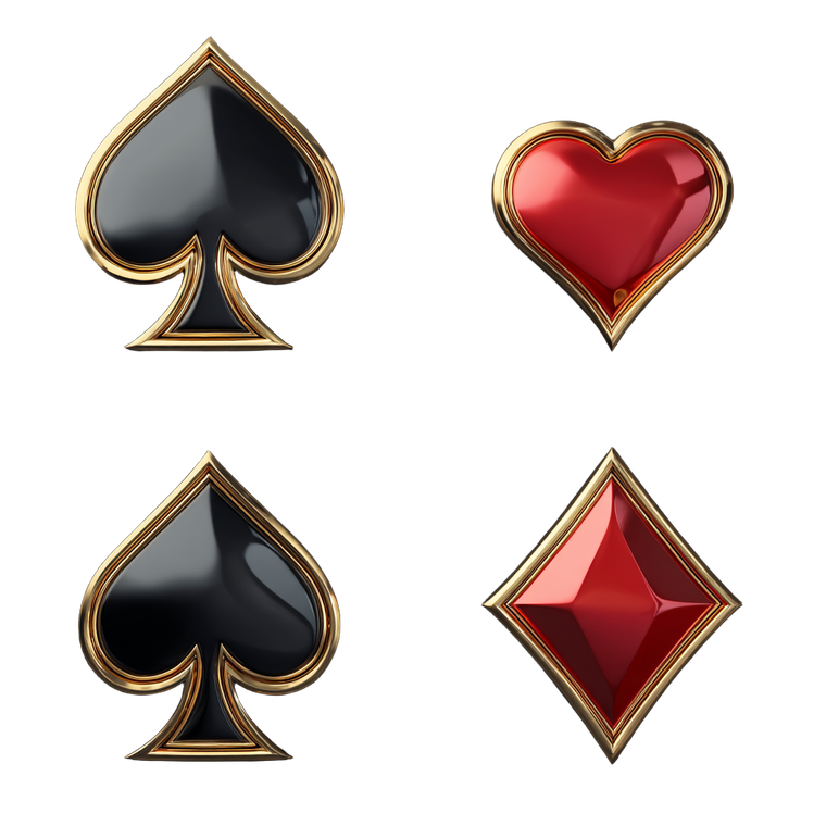 Luxury Poker Icons Vinyl Car Decal Sticker – Waterproof & UV-Resistant 3.4133333333333336"