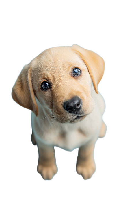 Yellow Labrador Puppy V3 Vinyl Car Decal Sticker – Waterproof & UV-Resistant 4.8533333333333335"