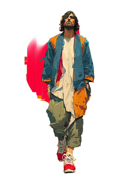 Stylish Jesus Walking Vinyl Car Decal Sticker – Waterproof & UV-Resistant 4.1066666666666665"