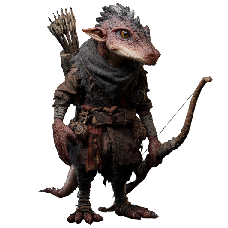 Medieval Kobold Archer Vinyl Car Decal Sticker – Waterproof & UV-Resistant 3.4133333333333336"