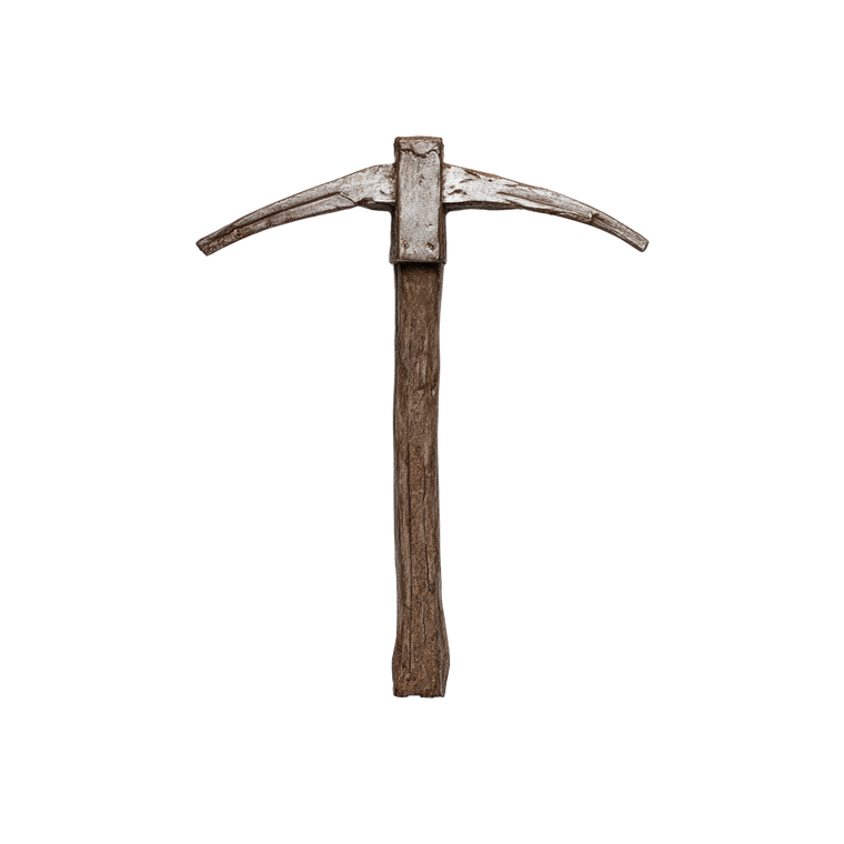 Top View Pickaxe Vinyl Car Decal Sticker – Waterproof & UV-Resistant 6.826666666666667"